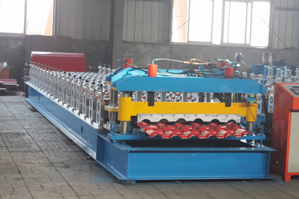 pantile of color steel roll forming machine