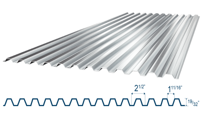 Ribbed Design with Embossment 1.0″ Form Deck Roll Former For USA ...