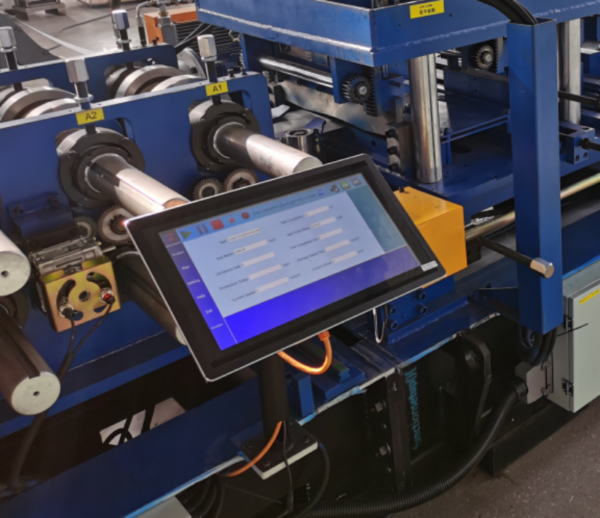 Control Panel of the C/Z Purlin Making Machine