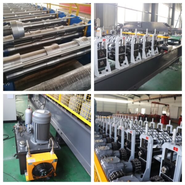 Detailed View of the High-Speed ​​Panel Forming Machine
