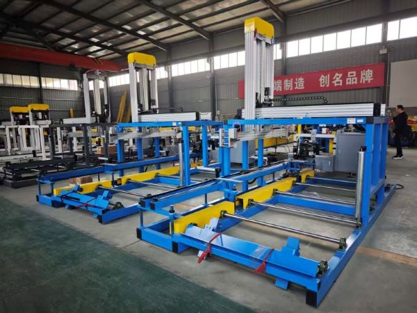 The Stacking Section of the Packaging Machine