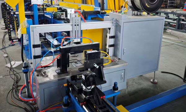 The Strapping Section of the Packaging Machine