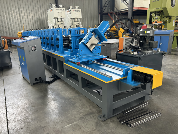 Upright Pillar Production Line — Showcase Diagram