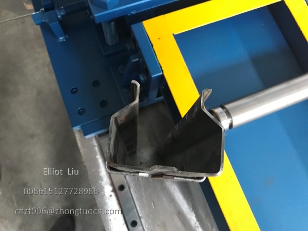 Finished products from the shelf column roll-forming machine