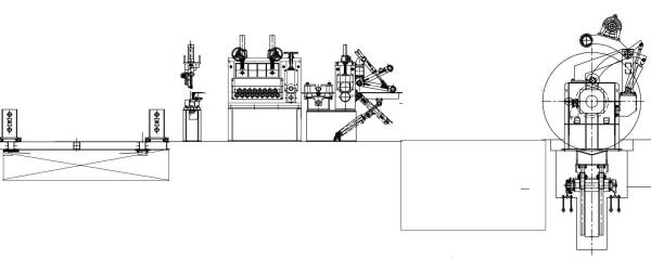 Working Process of cut to length line machine