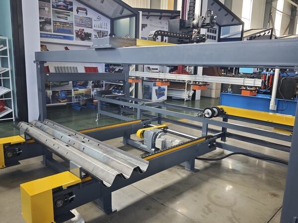 Stacker of the Guardrail Bending Machine