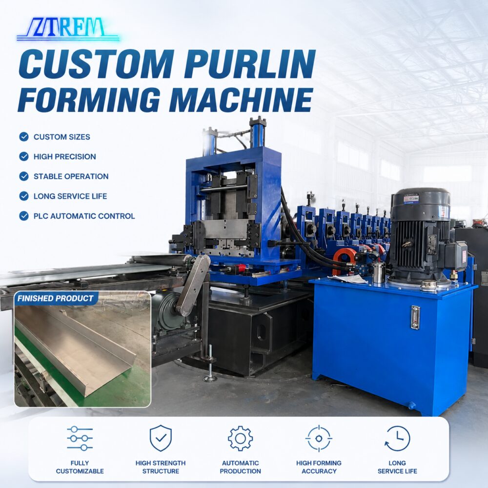Custom Purlin Forming Machine