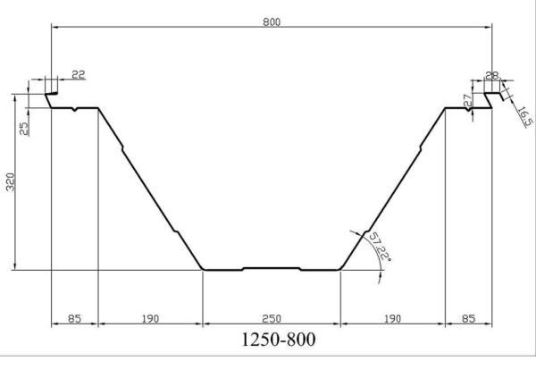 800mm Long span Machine