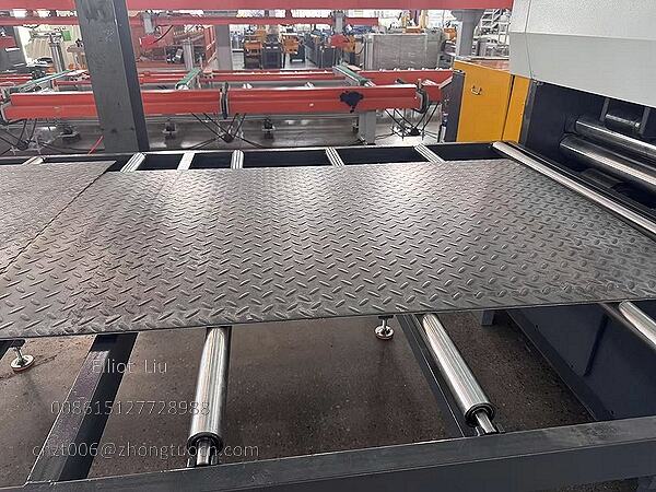 Finished product display of the Steel Embossing Machine