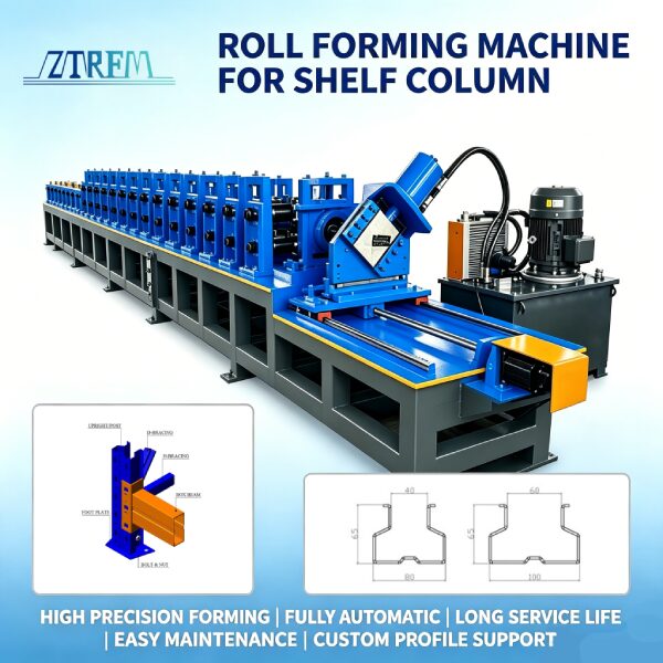 roll forming machine for shelf column