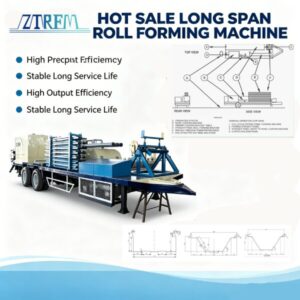Long Span Mobile Roll Forming Machine