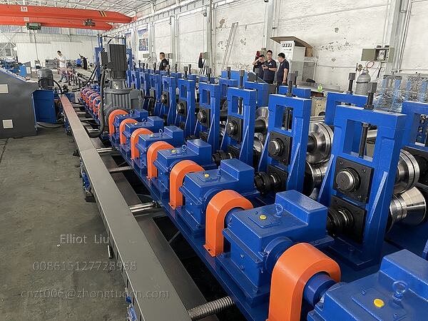 Details of the body frame of the Custom Purlin Forming Machine